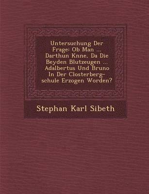 bokomslag Untersuchung Der Frage
