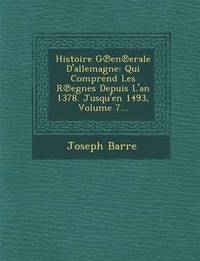 bokomslag Histoire G En Erale D'Allemagne