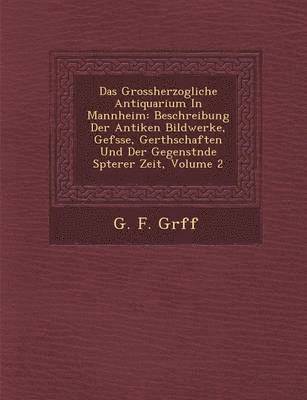 bokomslag Das Grossherzogliche Antiquarium In Mannheim