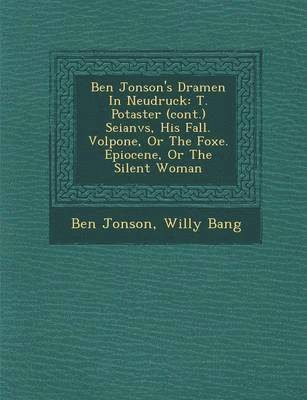 Ben Jonson's Dramen in Neudruck 1