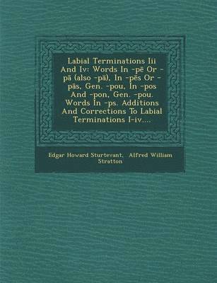 Labial Terminations III and IV