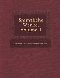 bokomslag S Mmtliche Werke, Volume 1