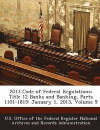 bokomslag 2013 Code of Federal Regulations
