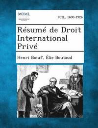 bokomslag Resume de Droit International Prive