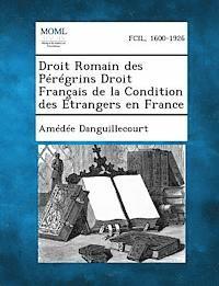 bokomslag Droit Romain Des Peregrins Droit Francais de La Condition Des Etrangers En France