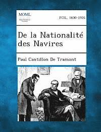 bokomslag de La Nationalite Des Navires