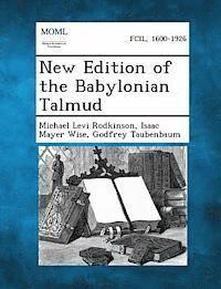 New Edition of the Babylonian Talmud 1