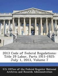 bokomslag 2013 Code of Federal Regulations