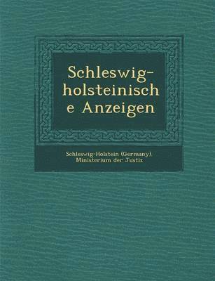 bokomslag Schleswig-Holsteinische Anzeigen