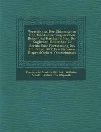 bokomslag Verzeichniss Der Chinesischen Und Mandschu-Tungusischen B Cher Und Handschriften Der K Nglichen Bibliothek Zu Berlin