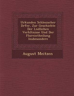 Urkunden Schlesischer D�rfer, Zur Geschichte Der L�ndlichen Verh�ltnisse Und Der Flureintheilung Insbesondere