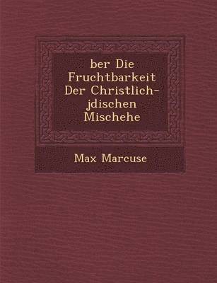 bokomslag &#65533;ber Die Fruchtbarkeit Der Christlich-j&#65533;dischen Mischehe