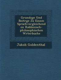 bokomslag Grundz ge Und Beitr ge Zu Einem Sprachvergleichenden Rabbinisch-philosophischen W rterbuche