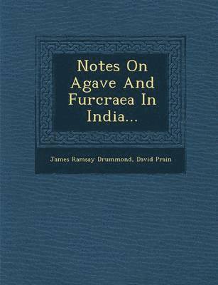 bokomslag Notes on Agave and Furcraea in India...