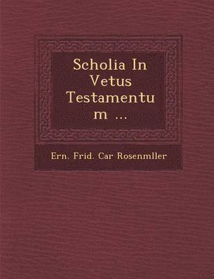 bokomslag Scholia in Vetus Testamentum ...