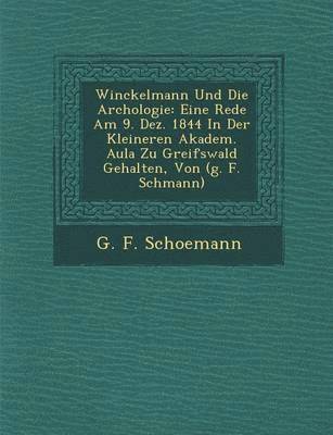 bokomslag Winckelmann Und Die Arch&#65533;ologie