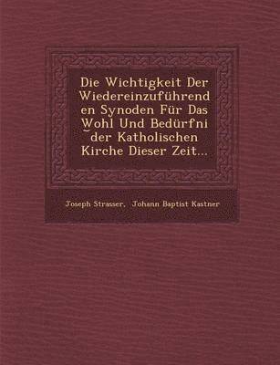 bokomslag Die Wichtigkeit Der Wiedereinzufuhrenden Synoden Fur Das Wohl Und Bedurfni Der Katholischen Kirche Dieser Zeit...