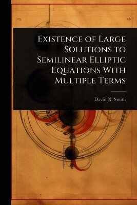 David N Smith - Existence of Large Solutions to Semilinear Elliptic Equations With Multiple Terms, Häftad
