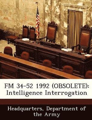 bokomslag FM 34-52 1992 (Obsolete)