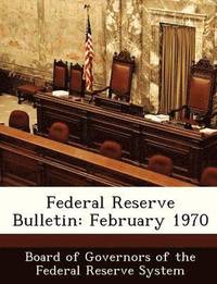 bokomslag Federal Reserve Bulletin