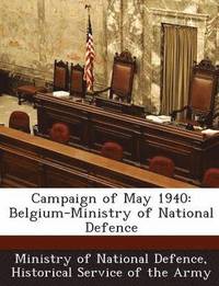 bokomslag Campaign of May 1940