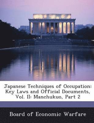 bokomslag Japanese Techniques of Occupation