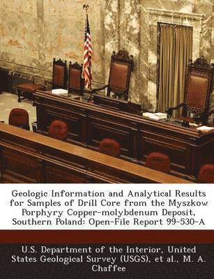 bokomslag Geologic Information and Analytical Results for Samples of Drill Core from the Myszkow Porphyry Copper-Molybdenum Deposit, Southern Poland