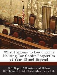 bokomslag What Happens to Low-Income Housing Tax Credit Properties at Year 15 and Beyond