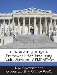 bokomslag CPA Audit Quality