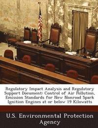 bokomslag Regulatory Impact Analysis and Regulatory Support Document