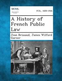bokomslag A History of French Public Law
