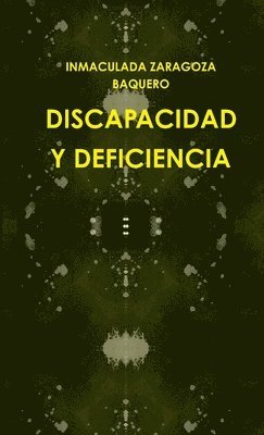 bokomslag Discapacidad Y Deficiencia