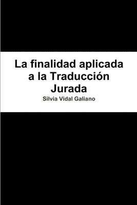 bokomslag finalidad aplicada a la traducción jurada