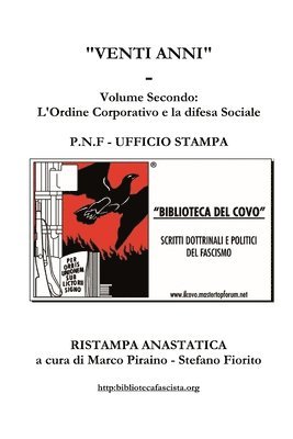 bokomslag Venti Anni - Volume Secondo