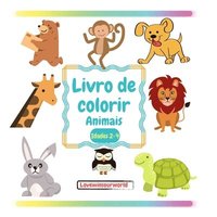 bokomslag Livro para colorir Animais