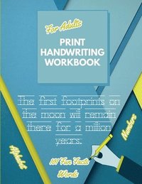 bokomslag Print Handwriting Workbook for Adults