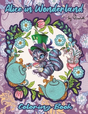 bokomslag Alice in Wonderland Coloring Book