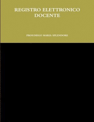 Registro Elettronico Docente