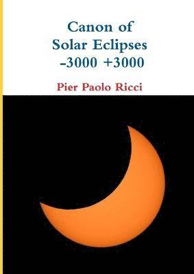 Canon of Solar Eclipses -3000 +3000 1