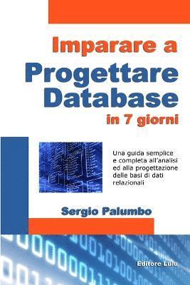 bokomslag Imparare a progettare database in 7 giorni