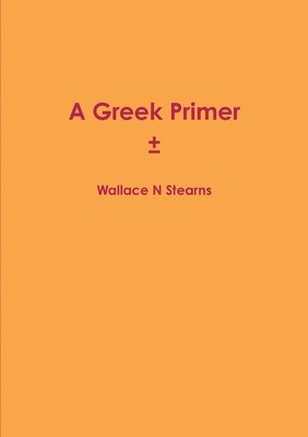 bokomslag Greek primer