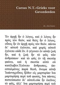 bokomslag Cursus N.T.-Grieks voor Gevorderden
