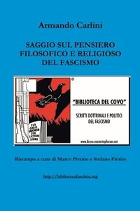 bokomslag Saggio sul pensiero filosofico e religioso del Fascismo