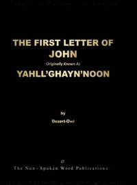 bokomslag THE FIRST LETTER OF JOHN Originally Known As YAHLL'GHAYN'NOON [Colour Format]