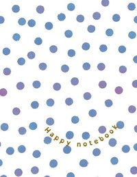 bokomslag Blue dots design Notebook