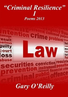 bokomslag "Criminal Resilience" I Poems 2013