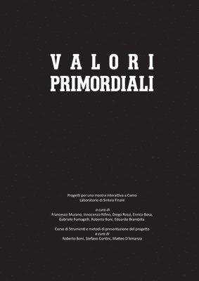 bokomslag Valori Primordiali - Catalogo Della Mostra