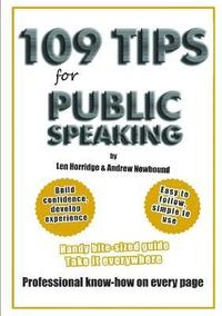 bokomslag 109 TIPS for Public Speaking