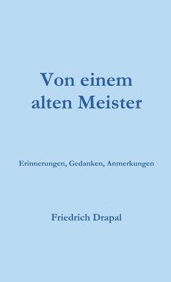 bokomslag Von Einem Alten Meister