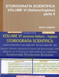 bokomslag STORIOGRAFIA SCIENTIFICA VOLUME VI (Italiano/inglese) parte II